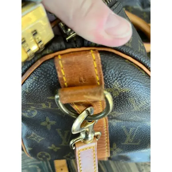 Louis Vuitton Keepal Bandouliere 45 Travel Bag Authentic Monogrammed Mobwife - Picture 14 of 16